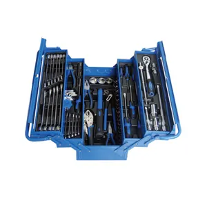 High Quality Metal Box Cr-v Material 86pcs Household Repairing Tools Set Box Hand Tool Sets