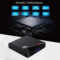 صندوق فك التشفير 7.1G/5G, 2.4 OEM ODM TX9 Pro Android 100 4k صندوق فك التشفير G/5G واي فاي RAM 3GB ROM 32GB Amlogic S912 M BT4.1