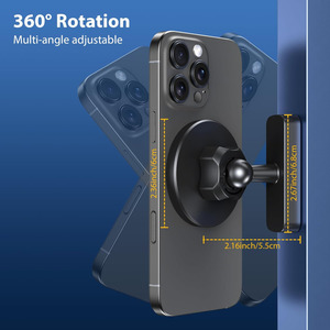 Đôi hai mặt điện thoại từ chủ phòng tập thể dục điện thoại di động đứng điện thoại chủ bất kỳ bề mặt thép cho Golf Cart núi Tương thích với iPhone 16 - Product Image 6