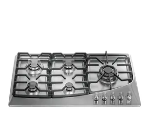 Hot selling models china kitchen 1 2 3 4 5 burner gas cooker stove gas hob built-in hobs gas cooktops