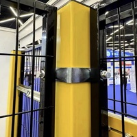 Máquina de esgrima de seguridad de almacén, panel de protección, valla de taller con técnica de tejido soldado, modelado 3D, vallas deportivas