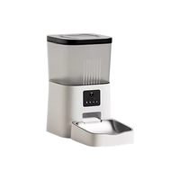 Distributeur automatique de nourriture pour animaux de compagnie en plastique sans BPA, anti-blocage, facile à nettoyer, pour chats et chiens, usage domestique