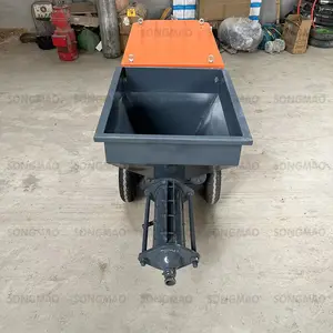 Electric diesel 40L/min concrete mortar plaster screw pump cement mortar spray machine with mixer