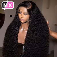 Wig Rambut Manusia Virgin 100% 30 Inci, Wig LACE Depan Penuh 13x4 Rambut Manusia Lurus Alami, Vendor Wig Rambut Remy Lurus Seperti Tulang
