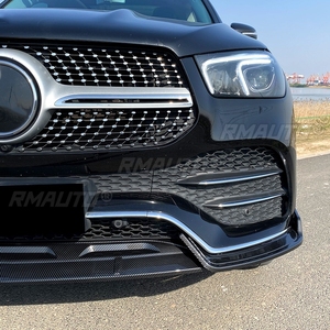 3PCS <b>Car</b> Front Bumper Splitter Lip Spoiler <b>Diffuser</b> Guard Body Kit Cover for Mercedes Benz GLE Class W167 C167 2020 2021 2022 - Product Image 5