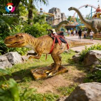 Modèle de dinosaure animatronique à monter pour les enfants, balançoire intérieure/extérieure pour la maternelle et la garderie