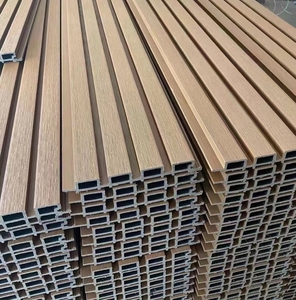 Pannello Murale <span class=keywords><strong>per</strong></span> Esterni in <span class=keywords><strong>Legno</strong></span> Composito Plastico WPC <span class=keywords><strong>Rivestimento</strong></span> Moderno Stile Europeo <span class=keywords><strong>per</strong></span> Villa Impermeabile Insonorizzato e Ignifugo - Product Image 2