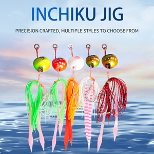 Señuelo Inchiku Luminoso Moon Bait Thai Ba Combo Rig para Pesca en el Mar de Lubina, Bacalao, Pargo, Mero con Anzuelos Dobles - Product Image 1