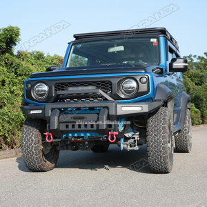 Pare-chocs de <span class=keywords><strong>voiture</strong></span> en acier 4x4 de qualité supérieure avec DRL, pare-chocs avant en acier inoxydable pour <span class=keywords><strong>Suzuki</strong></span> <span class=keywords><strong>Jimny</strong></span> JB64 JB74 2018+ - Product Image 6