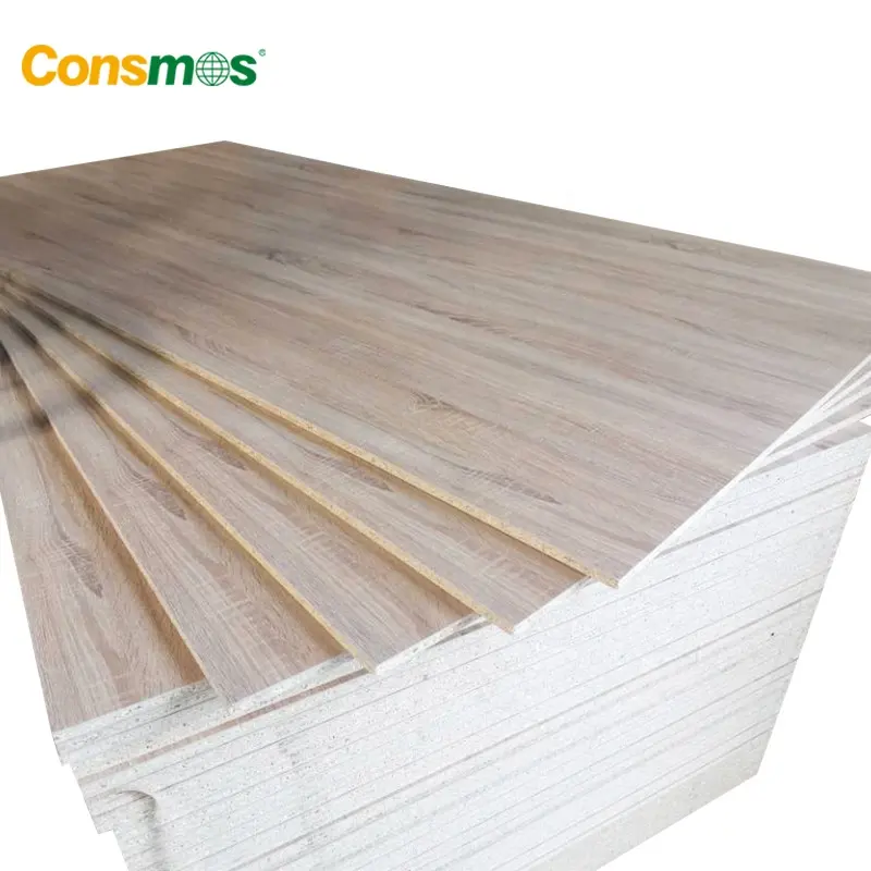 16mm 18mm 25mm Thickness Melamine Furniture Grade Chipboard for Decoration
