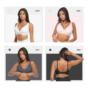 Reggiseno Invisibile Traspirante Hexin, Taglia Grande <span class=keywords><strong>con</strong></span> Coppa Profonda a V, Morbido Push-up Senza Ferretto <span class=keywords><strong>con</strong></span> Imbottiture Rimovibili - Product Image 6