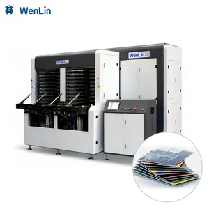 High Production Plastic ID Card PVC Bank Card Film Lamination Machines Business Card Making Machine