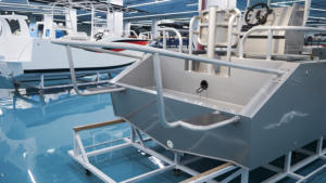 Bateau de débarquement de luxe en aluminium de 21 pieds avec <span class=keywords><strong>support</strong></span> de protection pour <span class=keywords><strong>moteur</strong></span> <span class=keywords><strong>hors</strong></span>-<span class=keywords><strong>bord</strong></span> pour le tourisme - Product Image 4