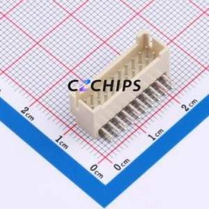 PHB2.0-02-20PWZ Wire-to-Board Pin Header Bent Lead Through Hole,P=2mm Connector 2x10P 2mm Right Angle Insert PHB - Product Image 1