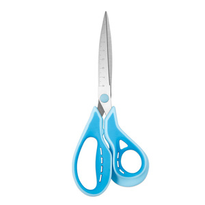 Ciseaux multi-usages en acier inoxydable à tête droite pour la maison, le bureau et les travaux manuels, rouge, noir, bleu nordique - Product Image 4