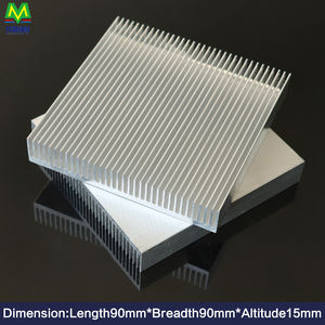 Radiateur de refroidissement industriel en aluminium haute puissance pour module électronique LED avec fixation par colle 90*90*15 - Product Image 5