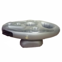Plateau de bar gonflable flottant en PVC pour boisson, pour fête de piscine, personnalisé, pour glace