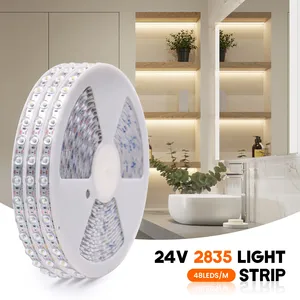 Bán sỉ mới siêu sáng khuếch tán Ống kính phản xạ ánh sáng 10m 24V 2835 linh hoạt LED Strip trắng thiên nhiên ấm áp đèn nền cri90 - Product Image 3