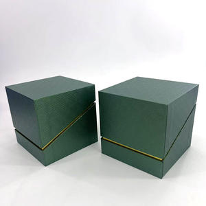 Factory Eco-Friendly <b>Recyclable</b> Rigid Candle Packaging Box Flip Fragrance Neck <b>Gift</b> Packing Custom Logo Paper Boxes for Candle - Product Image 3