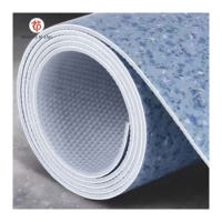 2.0mm Moderne Intérieur Étanche PVC Planchers Commercial Amorti Vinyle Revêtement de Sol Rouleau Résistant À L'usure 80 Sqm 20m 3 Ans De Garantie