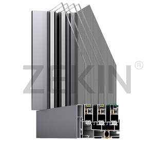 Zekin guanjing 138ซีรีส์ดีไซน์เรียบง่ายหน้าต่างบานเลื่อนแนวนอนฉนวนกันเสียงหน้าต่างกระจกแตกกันความร้อน - Product Image 1