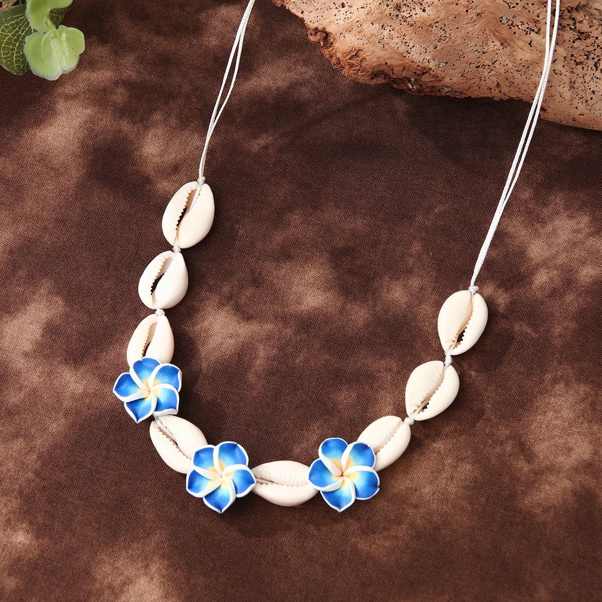 blue necklace