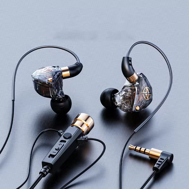 Custom Mobile Wired Earphone New Private Model Sports Headphones with Microphone for Karaoke Live Singing Recording