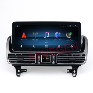 Máy Phát Thanh DVD Điện Tử Định Vị GPS Trên Xe Hơi Màn Hình Tesla 6G 128G Cho Mercedes Benz GLE GLS W166 X166 2016 2017 2018 - Product Image 1