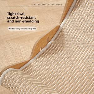 <span class=keywords><strong>Eco</strong></span>-Vriendelijke Houten Kattenkrabber Stoel Met Sisal Indoor Essentieel - Product Image 4
