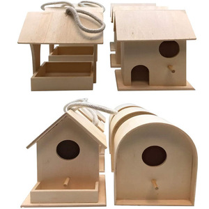 DIY <b>Wooden</b> Bird House-Colorful <b>Model</b> Coloring Toys for Kids for Painting and Customizing Your Own Bird House - Product Image 1