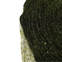 Feuilles d'algues Nori pour Sushi Grillé en Rouleau, 50 Pièces, Qualité Alimentaire, Sachet Refermable, Fournitures pour Sushi et Onigiri Faits Maison