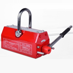 China Made Lifting Magnet <strong>Crane</strong> Rubber Handle 1ton 1.5 Ton Capacity Lifting Magnet for Metal Lifting - Product Image 2