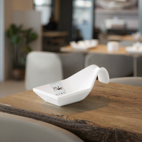 Cuillères blanches pour restaurant, vente en gros d'usine, bon marché, cuillères à sauce
