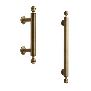 Antique Luxury <b>Door</b> <b>Handles</b> <b>Set</b> Cupboard Shelve <b>Door</b> Easy Push or Pull Cabinet Bar <b>Handle</b> For Kitchen Bedroom Furniture Hardware - Product Image 1