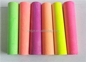 Prix usine Fluo Colors 6pcs/OEM Paper Box Peinture extérieure pour enfants Craie de trottoir lavable de haute qualité - Product Image 5