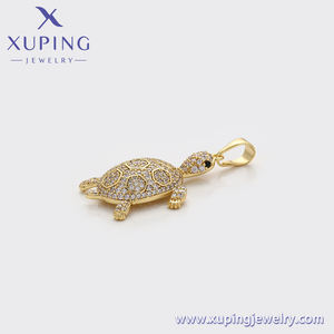 <span class=keywords><strong>Pendant</strong></span> Xuping perhiasan <span class=keywords><strong>Fashion</strong></span> pesona es Keluar 14K emas berlapis trendi grosir tembaga lucu kura-kura liontin - Product Image 4