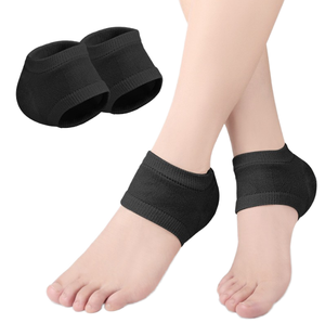 Kaus kaki reparasi tumit terbuka wanita, <span class=keywords><strong>Gel</strong></span> rajut kaki retak tanpa jari melembabkan untuk kaki kering keras retak - Product Image 1