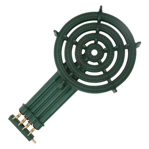 Estufa de gas portátil de hierro fundido Hongkun Export LPG con doble anillo, quemador de gas de 2 válvulas, encendido electrónico y protección contra apagado de llama para - Product Image 2