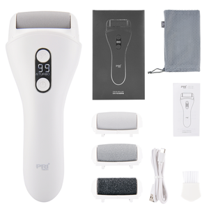 PRITECH Portable <strong>Foot</strong> Care Pedicure <strong>Electric</strong> <strong>Foot</strong> File Interchangeable Roller Head <strong>Electric</strong> <strong>Foot</strong> Grinder Callus Remover - Product Image 1