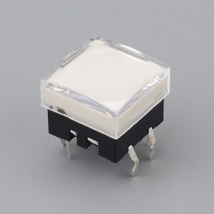 Vuông với <span class=keywords><strong>LED</strong></span> momentary SPST PCB <span class=keywords><strong>Mini</strong></span> <span class=keywords><strong>push</strong></span> <span class=keywords><strong>button</strong></span> tact chuyển đổi cho Bộ xử lý video - Product Image 1