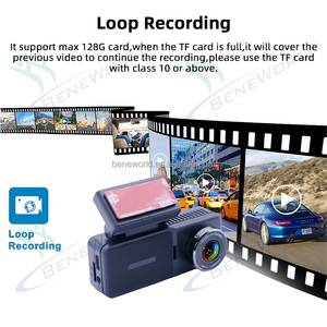 Dụng cụ riêng xe Dash Cam Wifi 2 cách Xe DVR Ghi 4k Dash Cam phía trước 4K + phía sau 1080P - Product Image 4