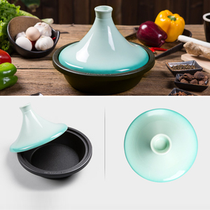 Vente <span class=keywords><strong>en</strong></span> gros Mini marmite à <span class=keywords><strong>tajine</strong></span> marocaine <span class=keywords><strong>en</strong></span> <span class=keywords><strong>fonte</strong></span> émaillée colorée au design minimaliste pour la cuisine - Product Image 4