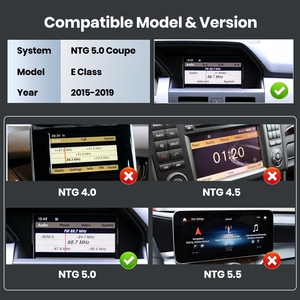 Écran tactile Rhythm 12,6 pouces pour mise à niveau de la Mercedes Classe E 2015-2019, système Linux NTG 5.0, installation plug-and-play avec maintien des fonctions OEM. - Product Image 3