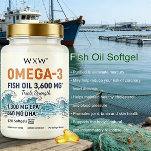 Cápsulas de Aceite de Pescado a Bajo <span class=keywords><strong>Precio</strong></span> para Adultos, Mejora la Inmunidad y la Vista, Suplemento de <span class=keywords><strong>Omega</strong></span>-<span class=keywords><strong>3</strong></span> que Promueve la Salud del Cerebro y la Piel - Product Image 3