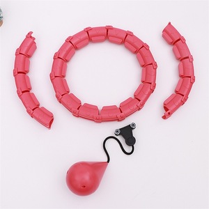 Smart Hula Hoop Adjustable Fitness Equipment Pink Purple ABS Waist Slimming Detachable for Workout Body Shaping - Product Image 1
