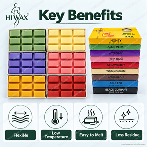 Bloc de cire d<span class=keywords><strong>épil</strong></span>atoire en gros 500g, <span class=keywords><strong>9</strong></span> cubes cassables pour poils épais, <span class=keywords><strong>épil</strong></span>ation bikini et visage, coffret cadeau, formule chaude - Product Image 6