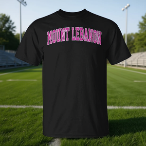 Maglietta premium rosa vintage Mount Lebanon Pennsylvania Pa Vintage Sports - Product Image 3