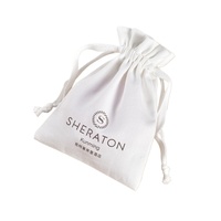 Bijoux Ornement Cordon Coton Sac Parfum Sac 100% Coton Toile Emballage Pratique Buggy Sac Imprimable LOGO