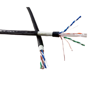 Câble réseau blindé CAT 6 haute vitesse pour extérieur et intérieur, directement de l'usine, câble <span class=keywords><strong>Internet</strong></span> RJ45 CAT 6 FTP avec <span class=keywords><strong>alimentation</strong></span> - Product Image 4