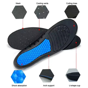 <span class=keywords><strong>Semelles</strong></span> <span class=keywords><strong>orthopédiques</strong></span> en PU en forme de U, respirantes, absorbant les chocs, avec soutien de la voûte plantaire, antidérapantes, stabilisatrices du talon, <span class=keywords><strong>pour</strong></span> le sport - Product Image 6